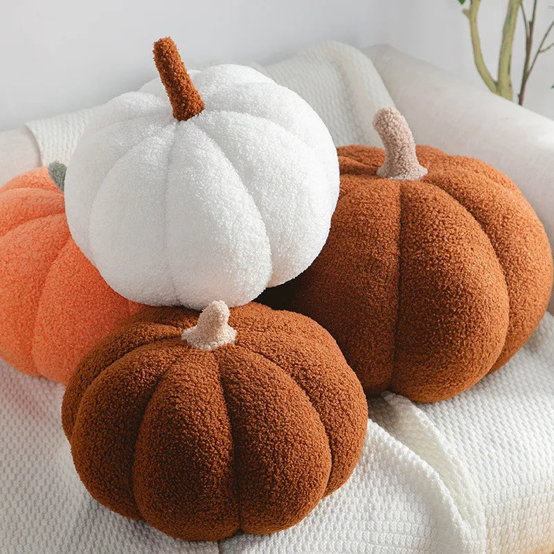 Hot Sale Pumpkin Pillow Creative Stuffed Pumpkin Plush Toys Sofa Cushion Lovely Halloween Creative Room Decor Good Quality Gift