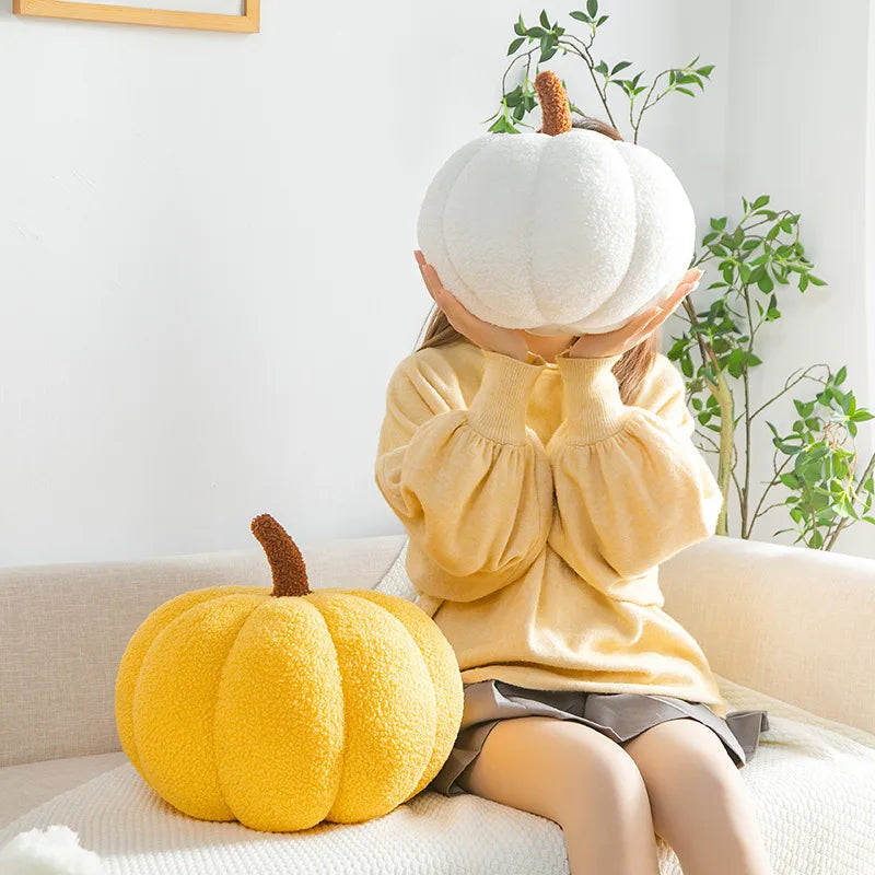 Hot Sale Pumpkin Pillow Creative Stuffed Pumpkin Plush Toys Sofa Cushion Lovely Halloween Creative Room Decor Good Quality Gift